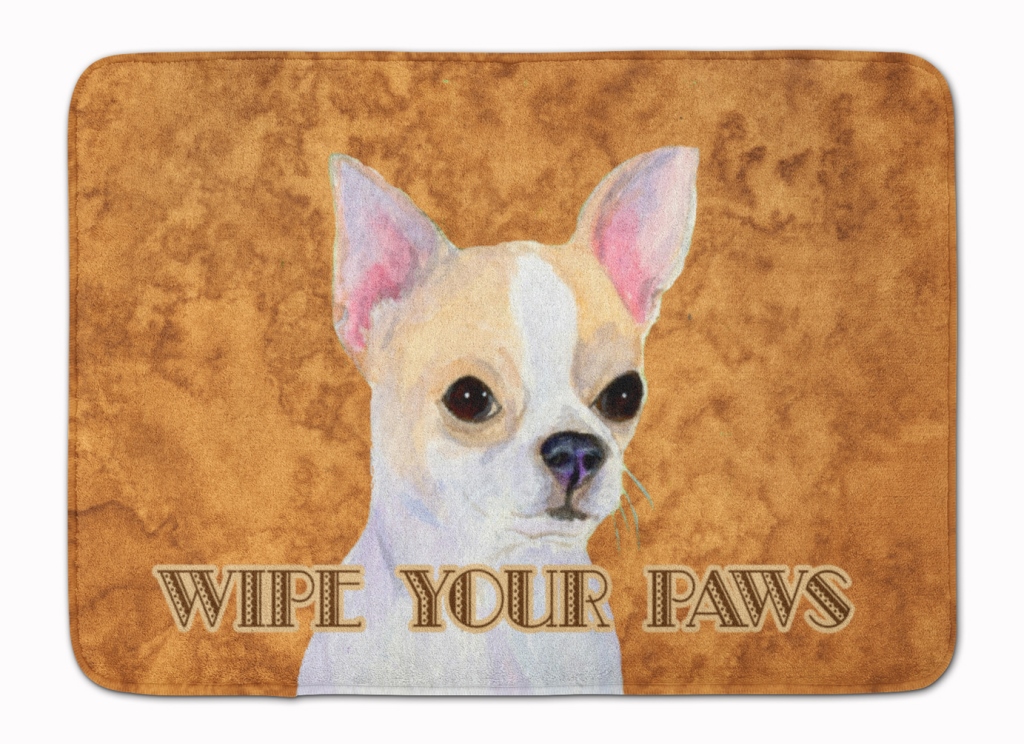 SS4901RUG Chihuahua Wipe Your Paws Machine Washable Memory Foam Mat