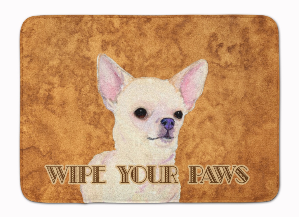 SS4902RUG Chihuahua Wipe Your Paws Machine Washable Memory Foam Mat