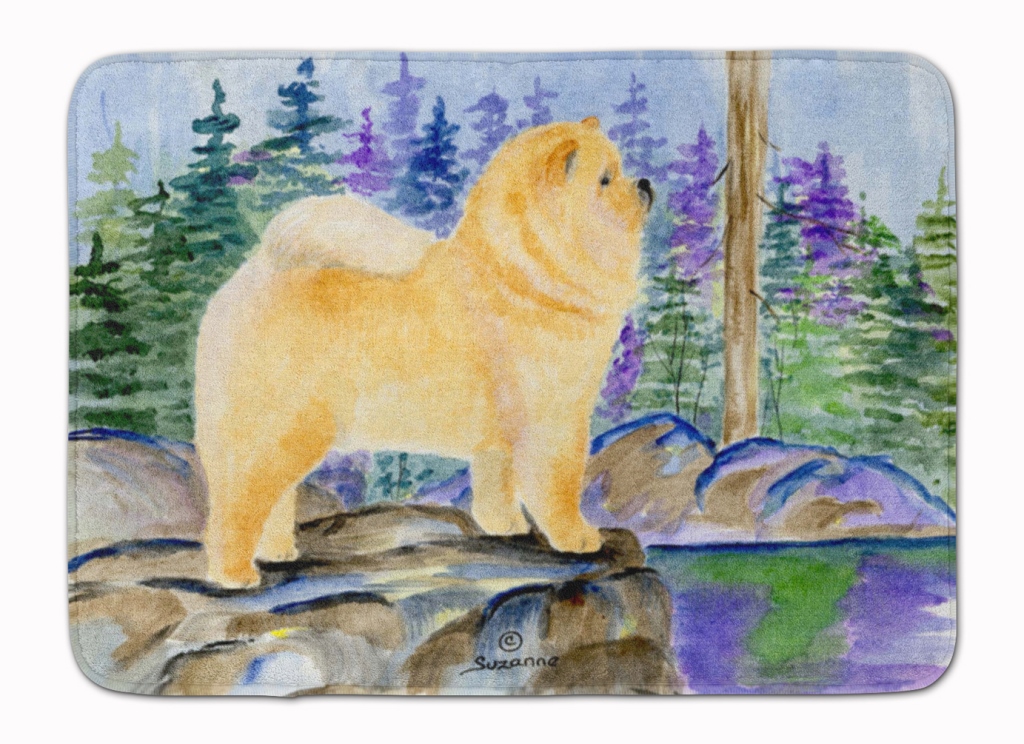 SS8003RUG Chow Chow Machine Washable Memory Foam Mat