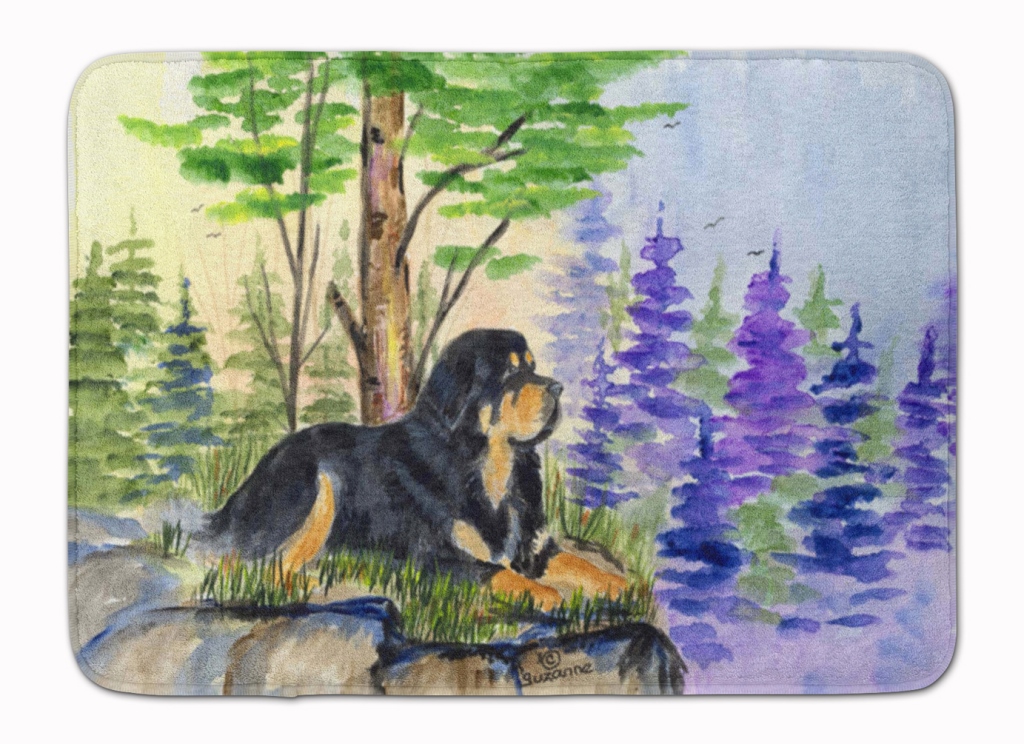 SS8007RUG Tibetan Mastiff Machine Washable Memory Foam Mat