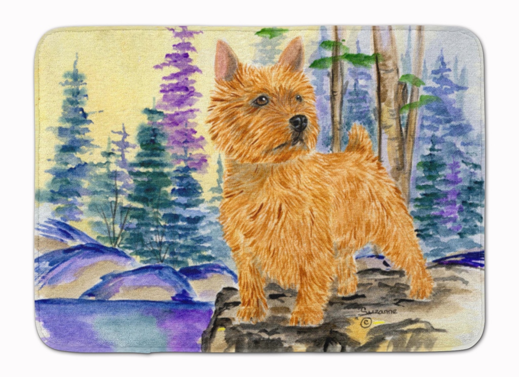SS8011RUG Norwich Terrier Machine Washable Memory Foam Mat