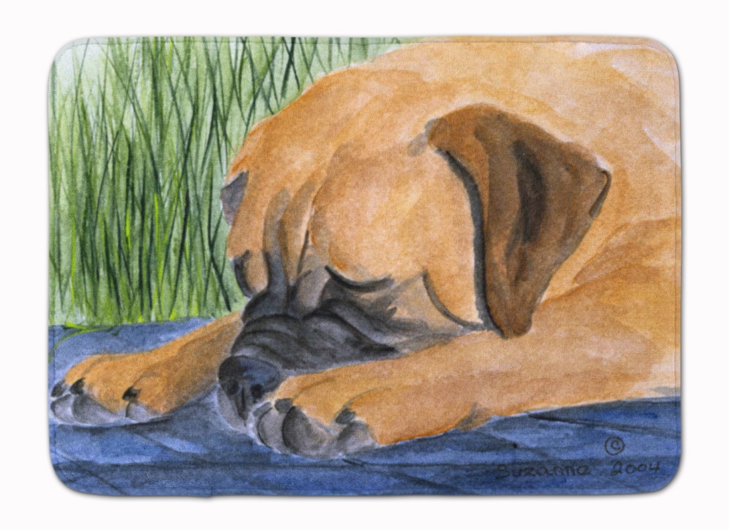 SS8033RUG Bullmastiff Machine Washable Memory Foam Mat