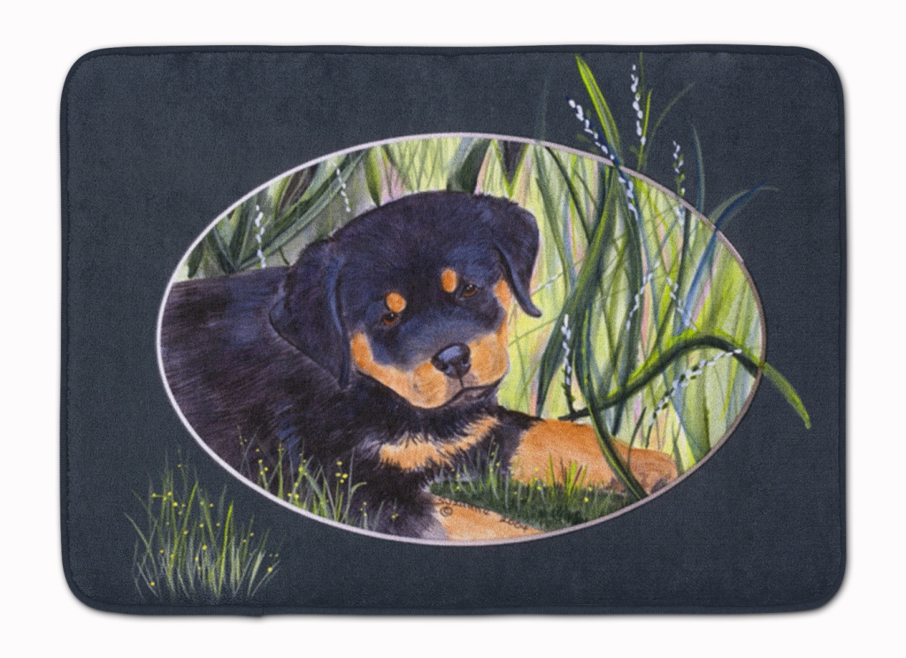SS8053RUG Rottweiler Machine Washable Memory Foam Mat