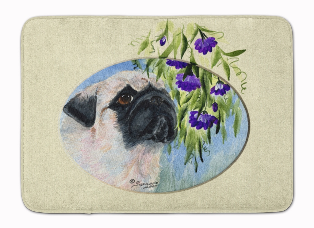 Pug Machine Washable Memory Foam Mat