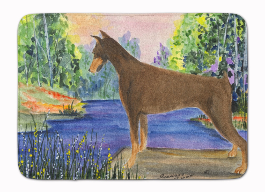 SS8066RUG Doberman Machine Washable Memory Foam Mat