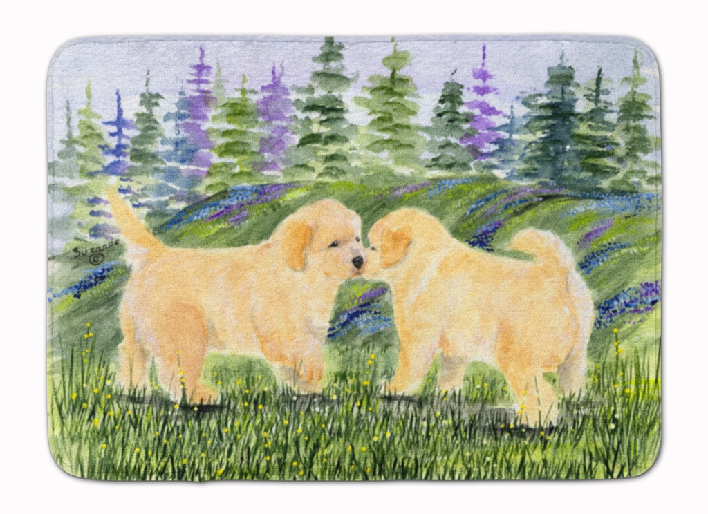 SS8102RUG Golden Retriever Machine Washable Memory Foam Mat