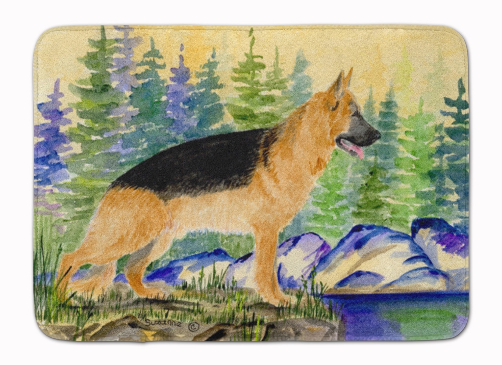 German Shepherd Machine Washable Memory Foam Mat