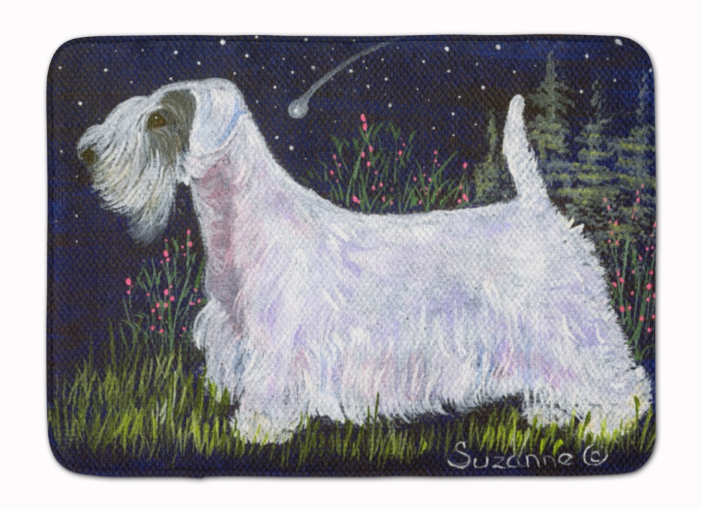 SS8145RUG Sealyham Terrier Machine Washable Memory Foam Mat