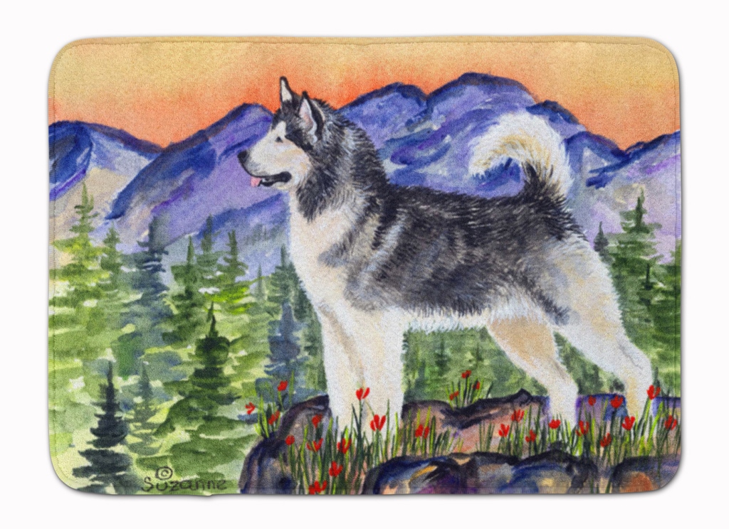 SS8157RUG Alaskan Malamute Machine Washable Memory Foam Mat