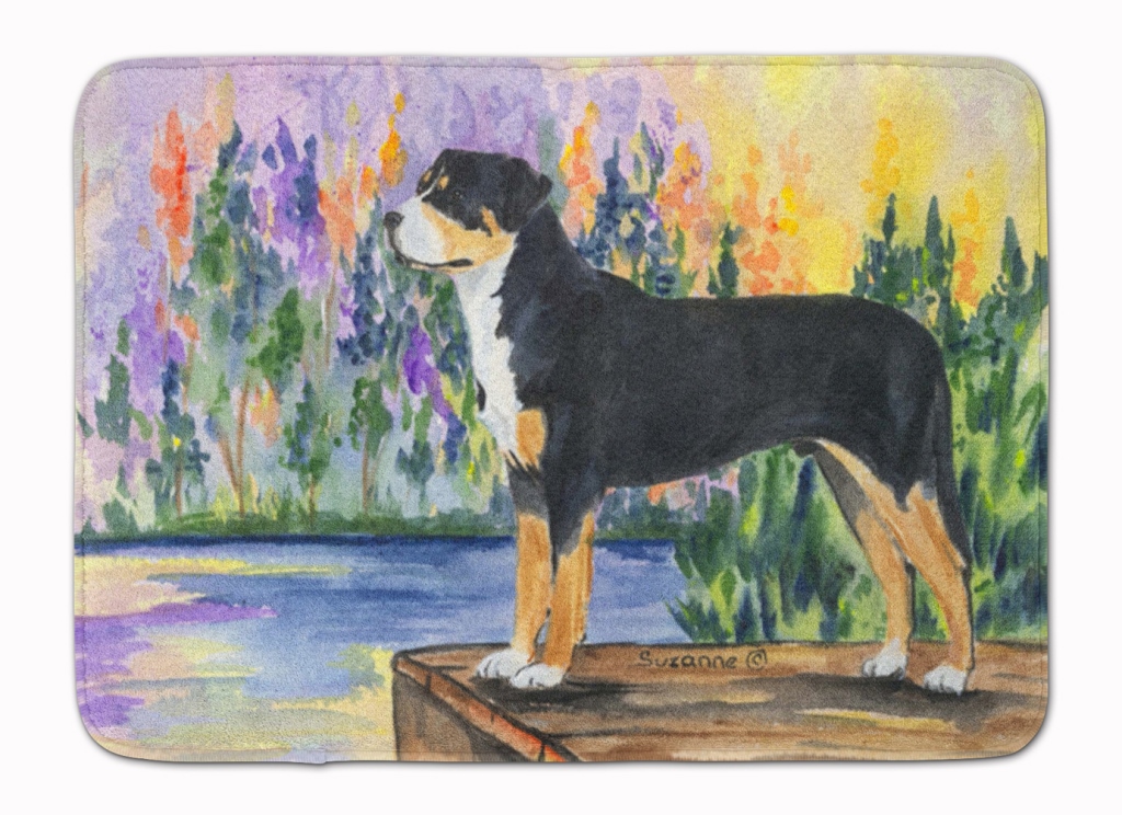 Greater Swiss Mountain Dog Machine Washable Memory Foam Mat