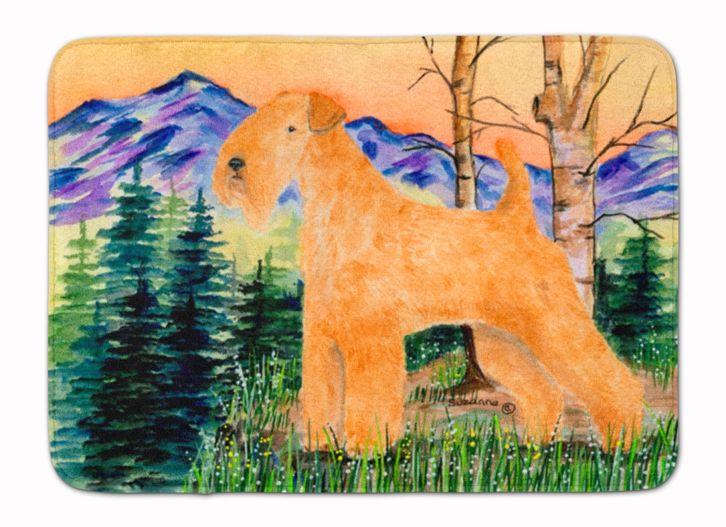 SS8168RUG Lakeland Terrier Machine Washable Memory Foam Mat