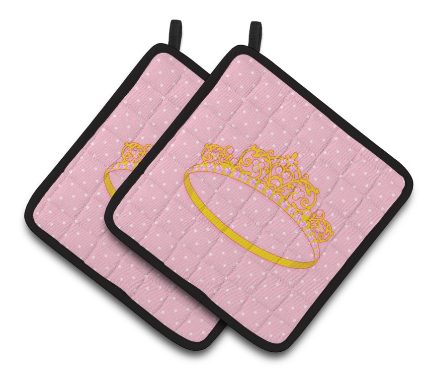 BB5155PTHD Ballerina Tiara Pair of Pot Holders