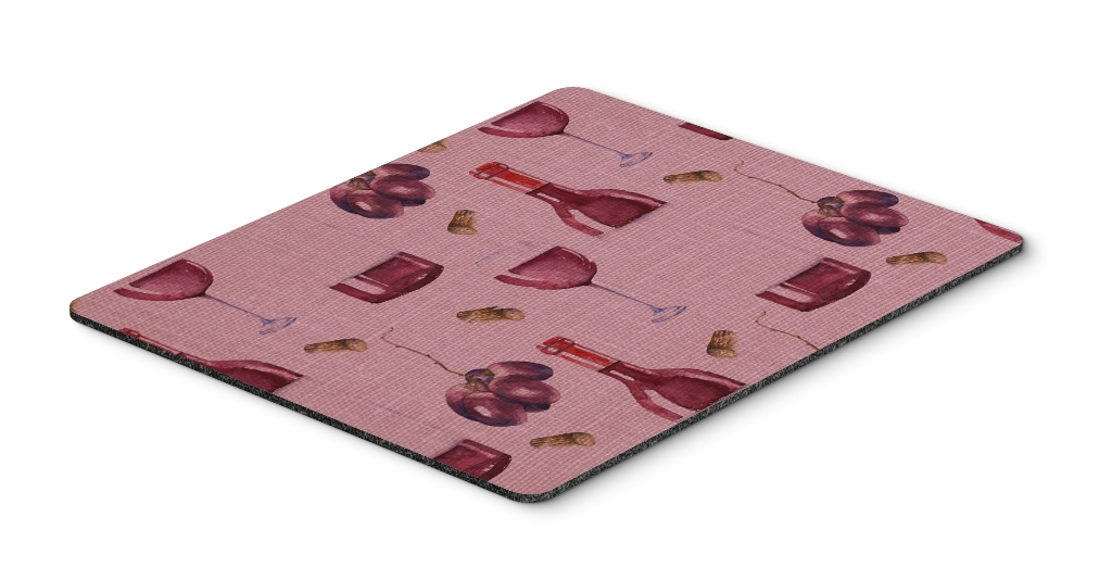 Red Wine on Linen Mouse Pad, Hot Pad or Trivet