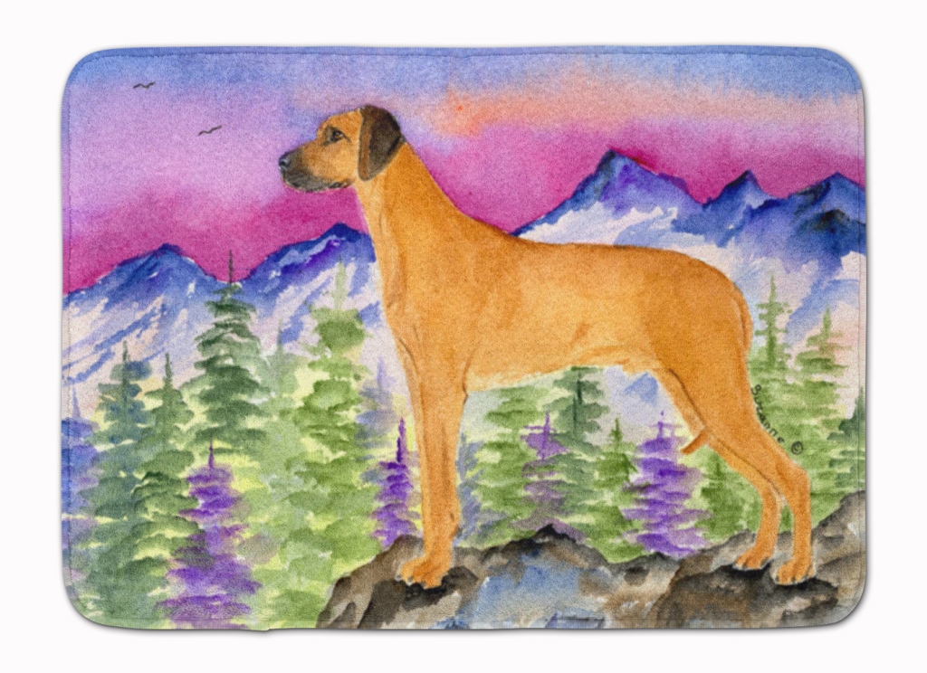 RhoDesian Ridgeback Machine Washable Memory Foam Mat