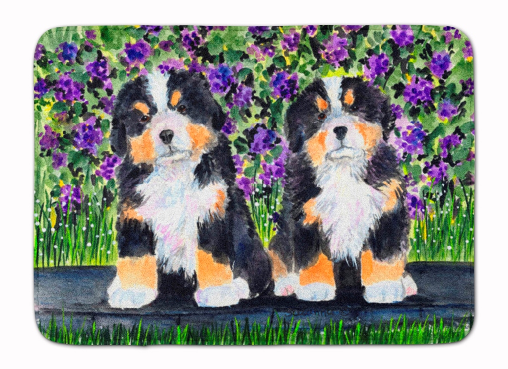 SS8334RUG Bernese Mountain Dog Machine Washable Memory Foam Mat