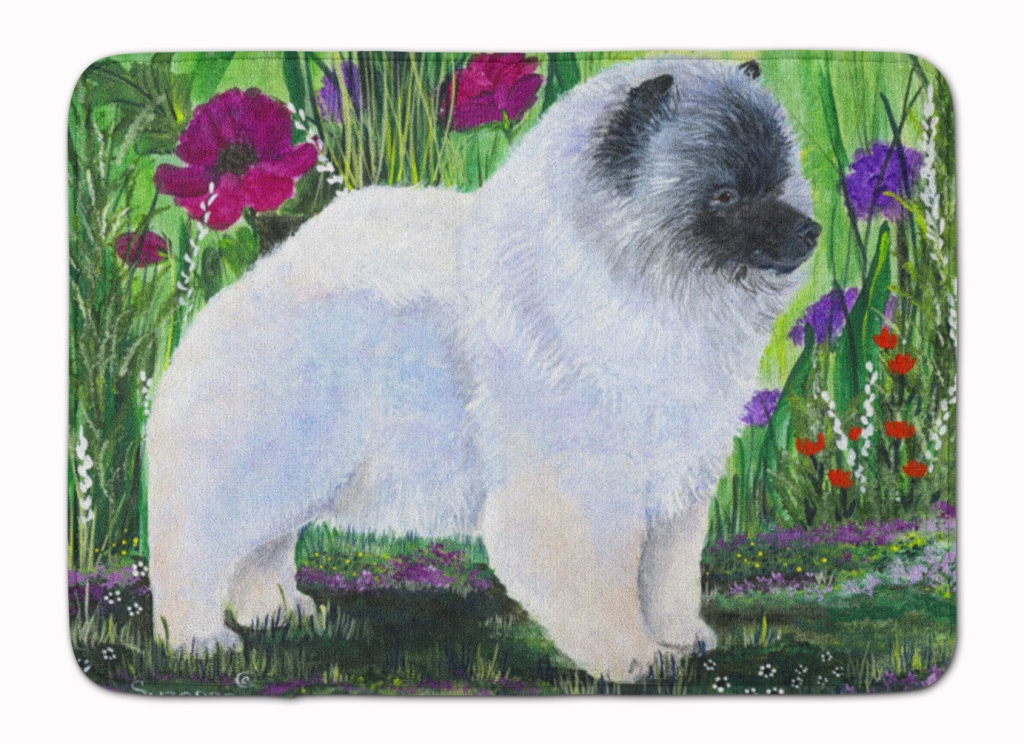 Keeshond Machine Washable Memory Foam Mat