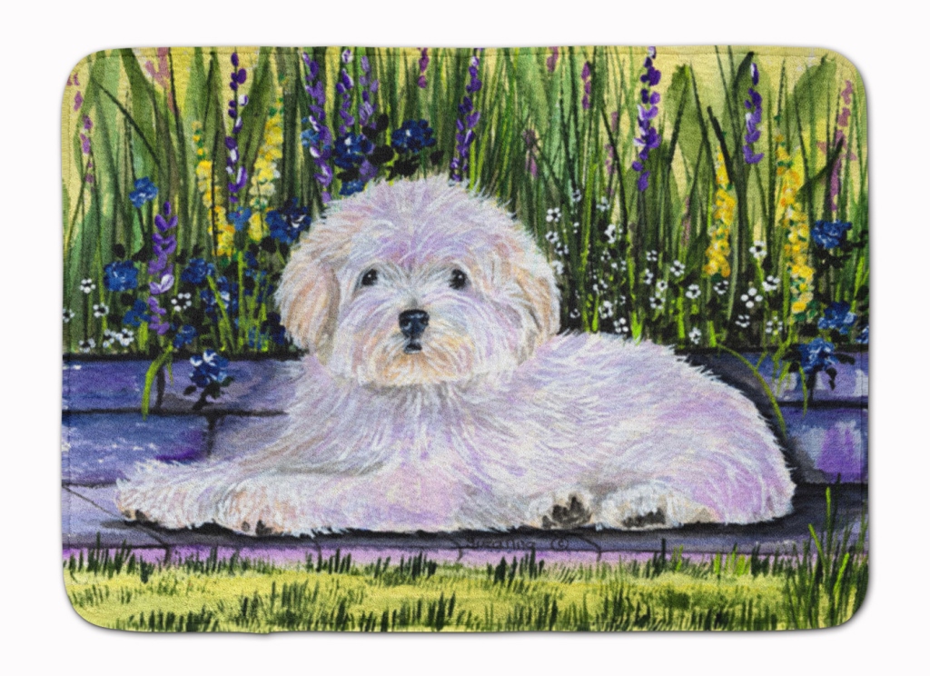 SS8430RUG Coton de Tulear Machine Washable Memory Foam Mat