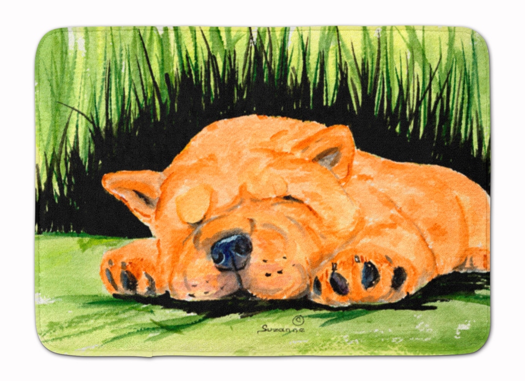 SS8526RUG Chow Chow Machine Washable Memory Foam Mat
