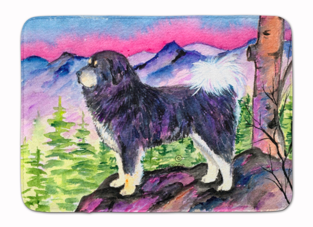 SS8528RUG Tibetan Mastiff Machine Washable Memory Foam Mat