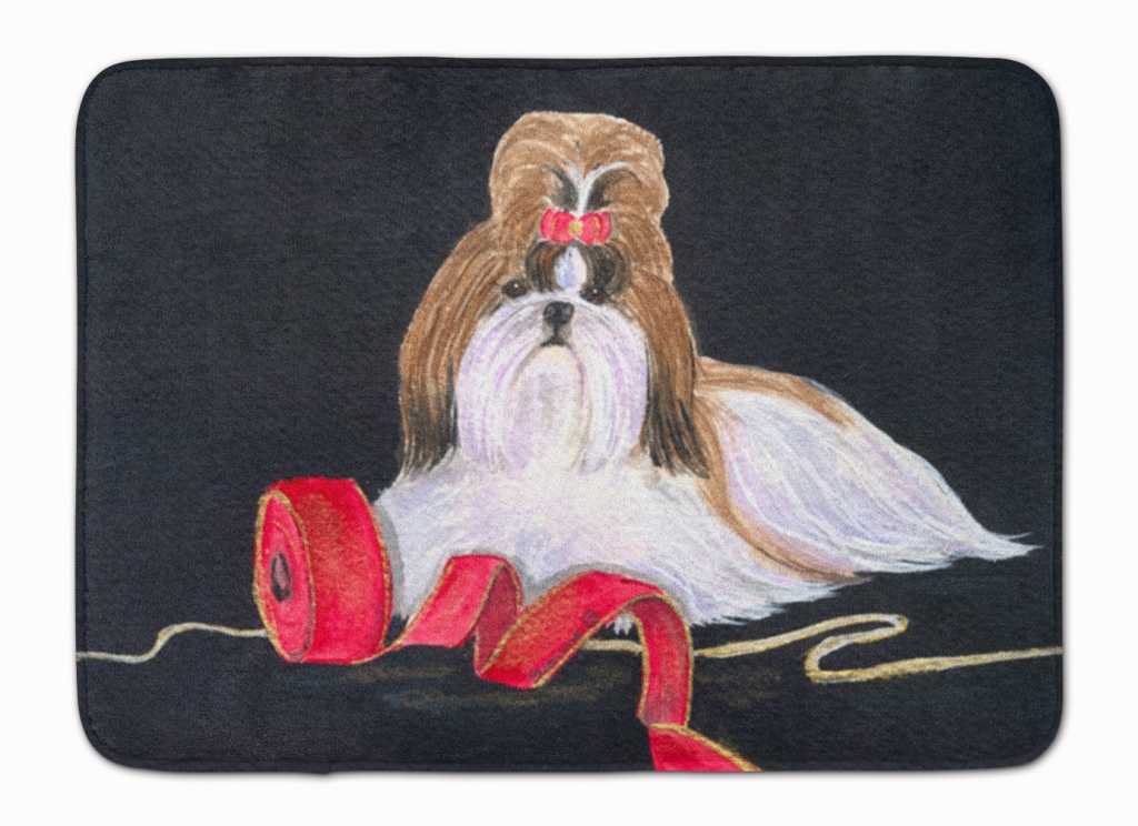 SS8562RUG Shih Tzu Machine Washable Memory Foam Mat