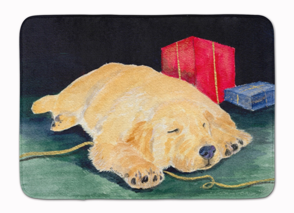 SS8576RUG Golden Retriever Machine Washable Memory Foam Mat