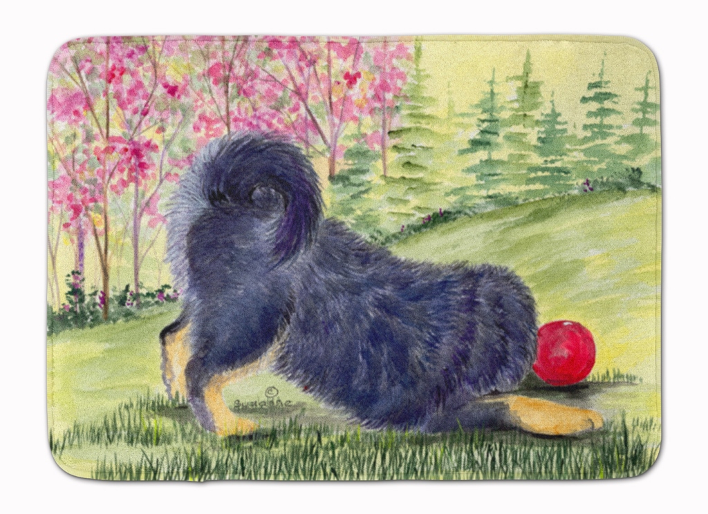 SS8612RUG Tibetan Mastiff Machine Washable Memory Foam Mat
