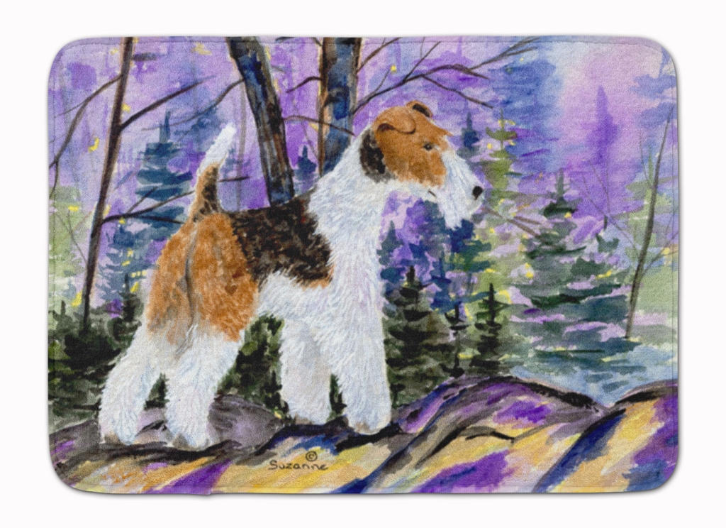 SS8630RUG Fox Terrier Machine Washable Memory Foam Mat