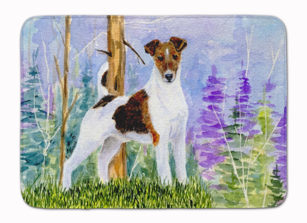 SS8640RUG Jack Russell Terrier Machine Washable Memory Foam Mat