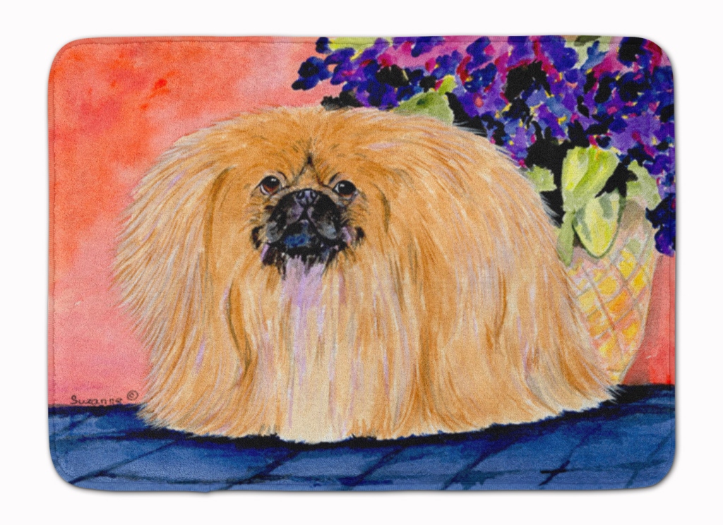 SS8661RUG Pekingese Machine Washable Memory Foam Mat