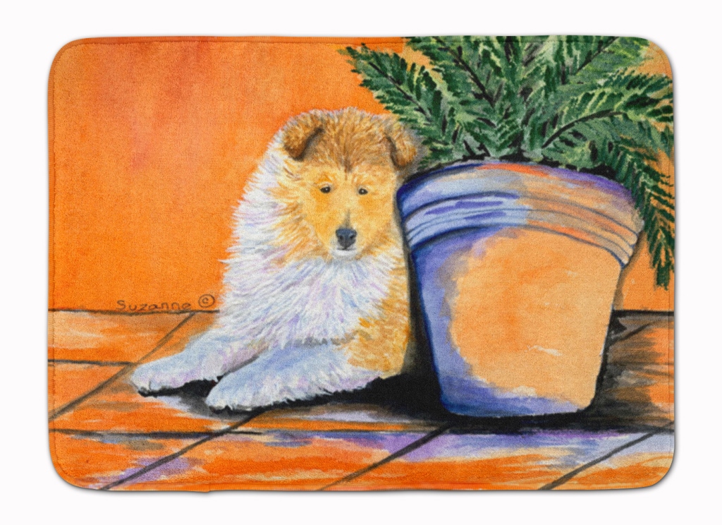 SS8667RUG Sheltie Machine Washable Memory Foam Mat