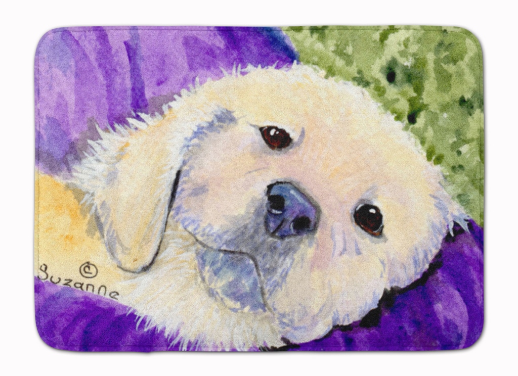 SS8715RUG Golden Retriever Machine Washable Memory Foam Mat