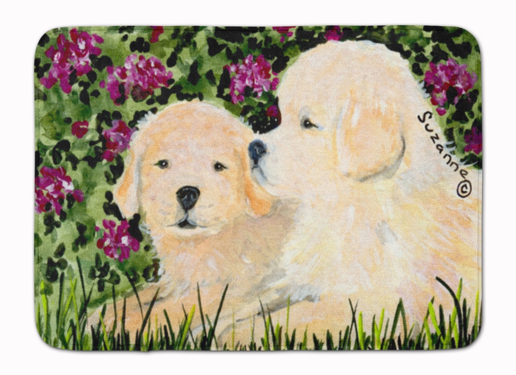 SS8826RUG Golden Retriever Machine Washable Memory Foam Mat