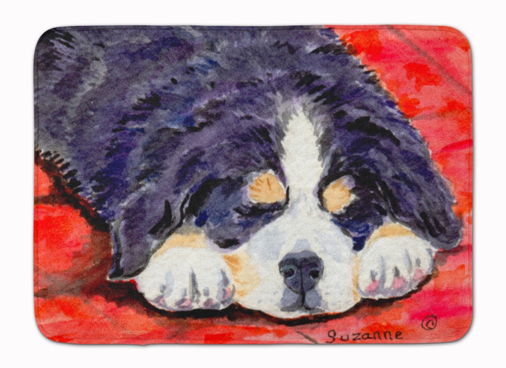 SS8828RUG Bernese Mountain Dog Machine Washable Memory Foam Mat