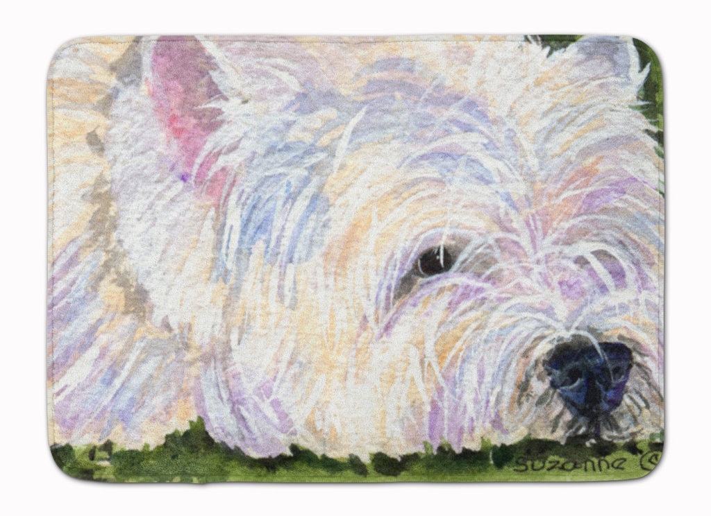 SS8831RUG Westie Machine Washable Memory Foam Mat