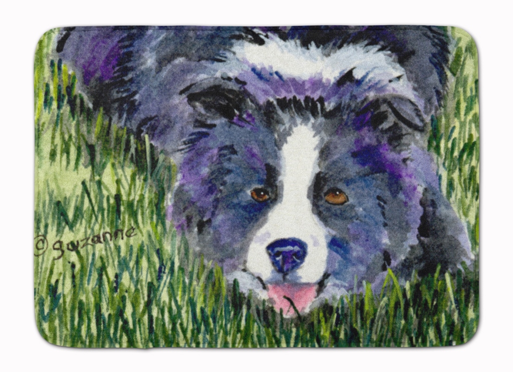 SS8836RUG Border Collie Machine Washable Memory Foam Mat