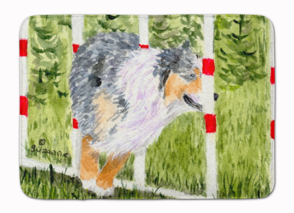 Australian Shepherd Machine Washable Memory Foam Mat