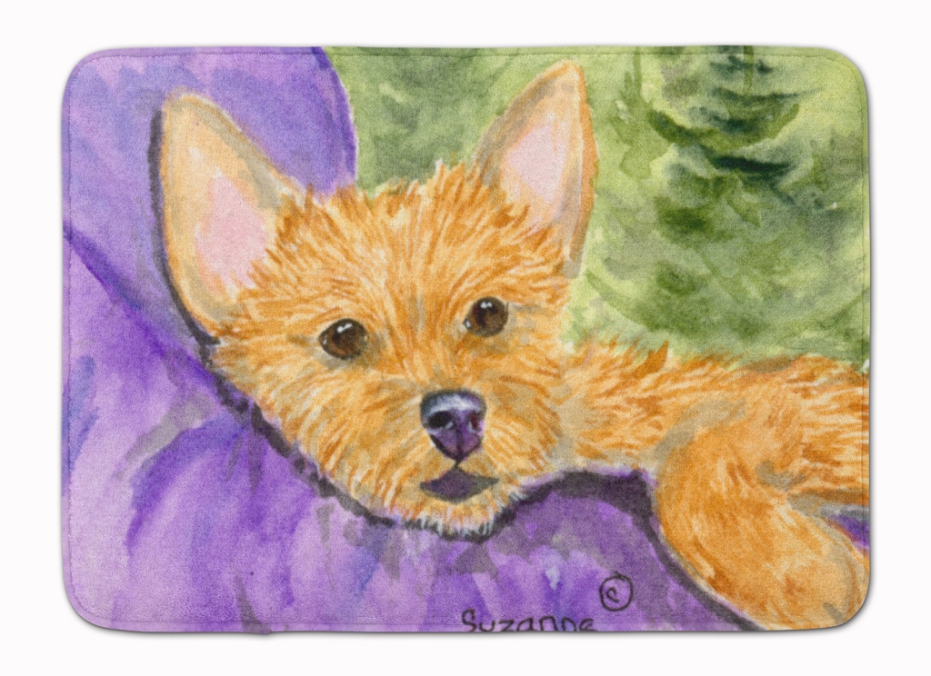 SS8898RUG Norwich Terrier Machine Washable Memory Foam Mat