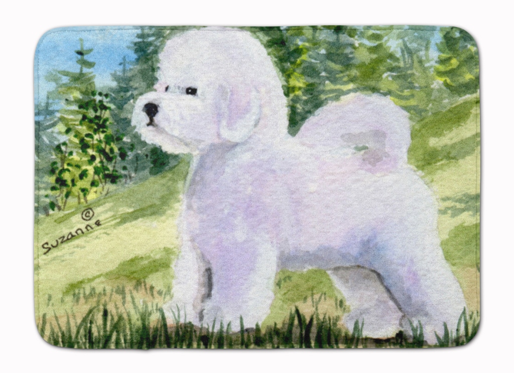 SS8900RUG Bichon Frise Machine Washable Memory Foam Mat