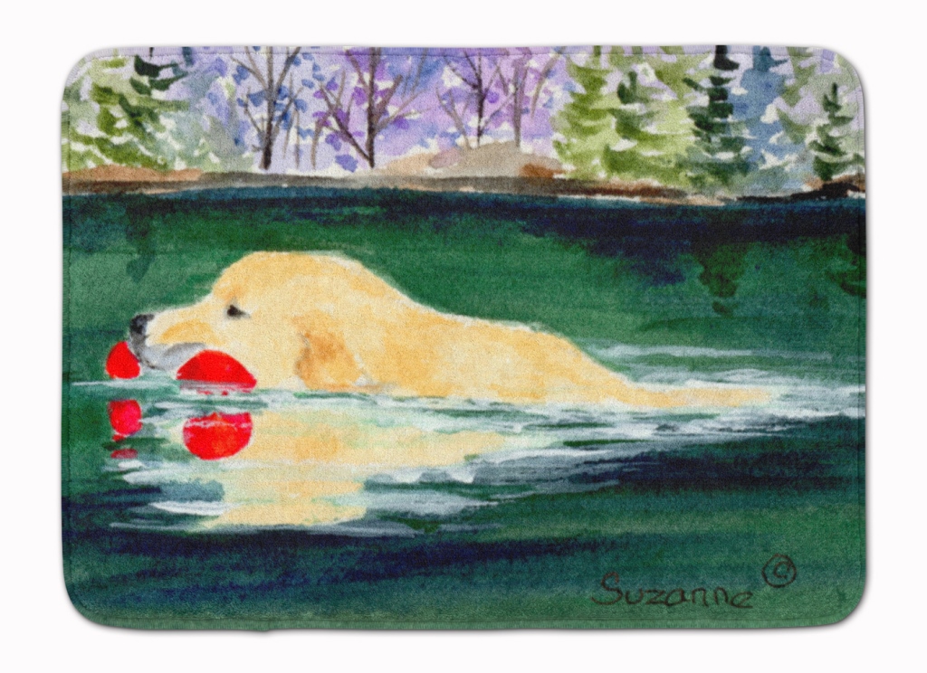 Golden Retriever Machine Washable Memory Foam Mat