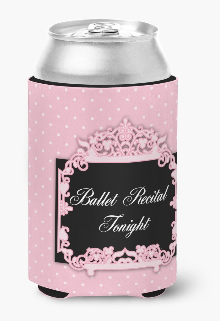 Ballerina Ballet Recital Tonight Can or Bottle Hugger