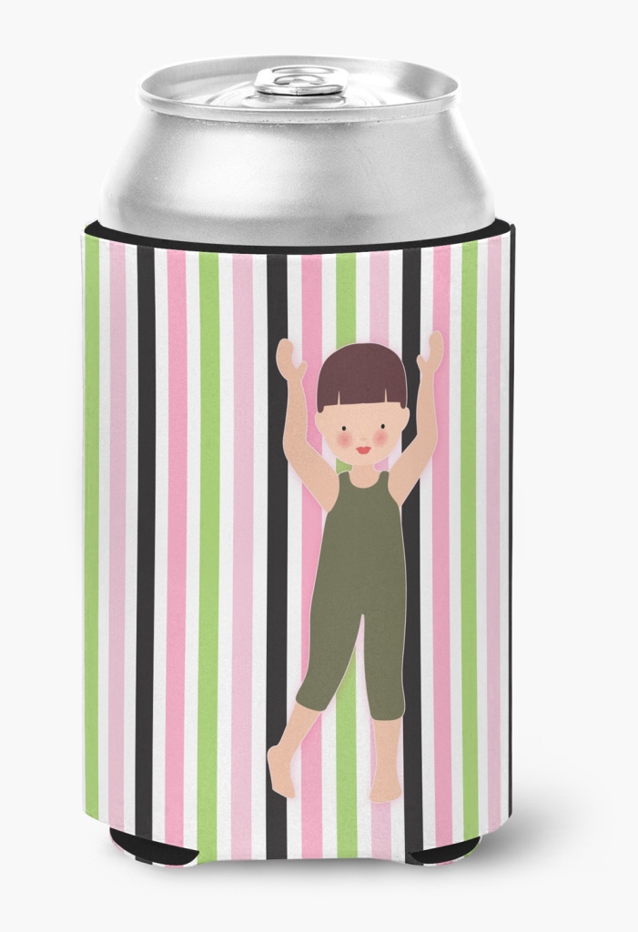 Dancer Arms Up Bikatard Can or Bottle Hugger