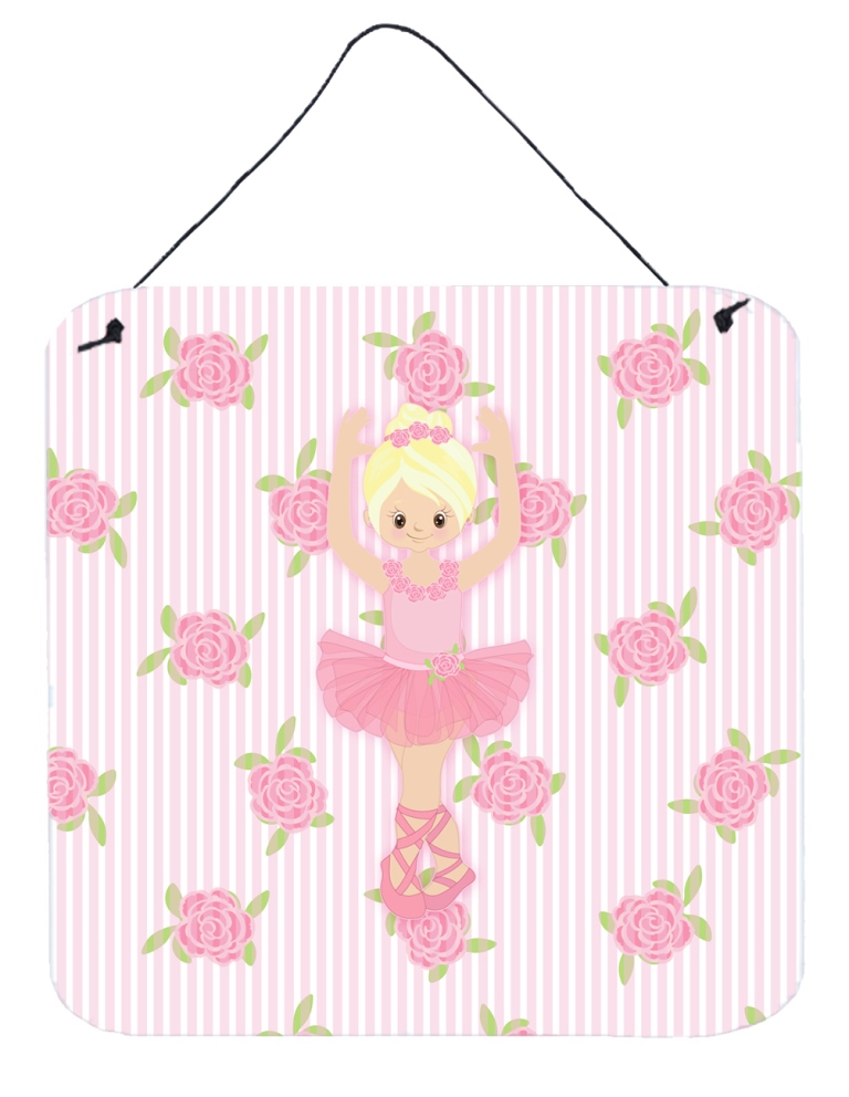 Ballerina Blonde Front Pose Wall or Door Hanging Prints