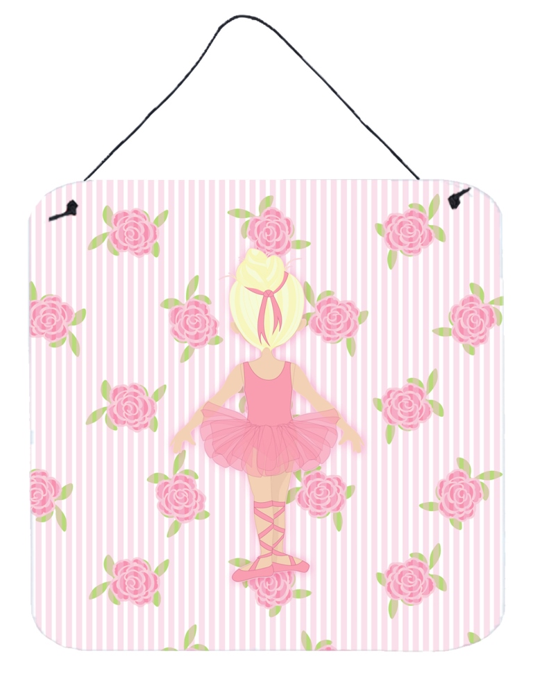 Ballerina Blonde Back Pose Wall or Door Hanging Prints