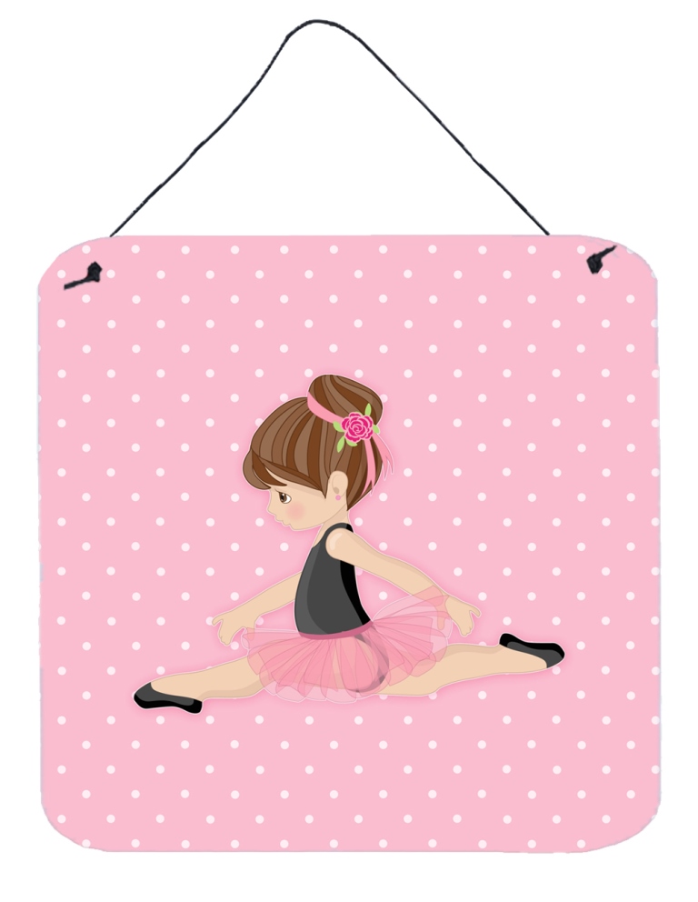 Ballerina Brunette Jete Wall or Door Hanging Prints