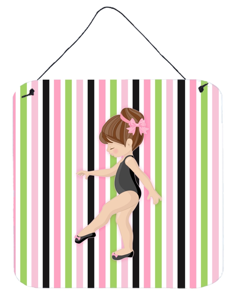 Ballerina Brunette Point Wall or Door Hanging Prints