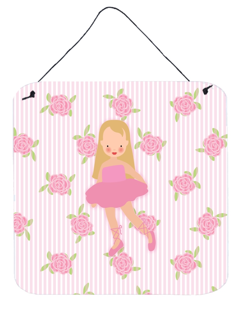 Ballerina Long Haired Blonde Wall or Door Hanging Prints