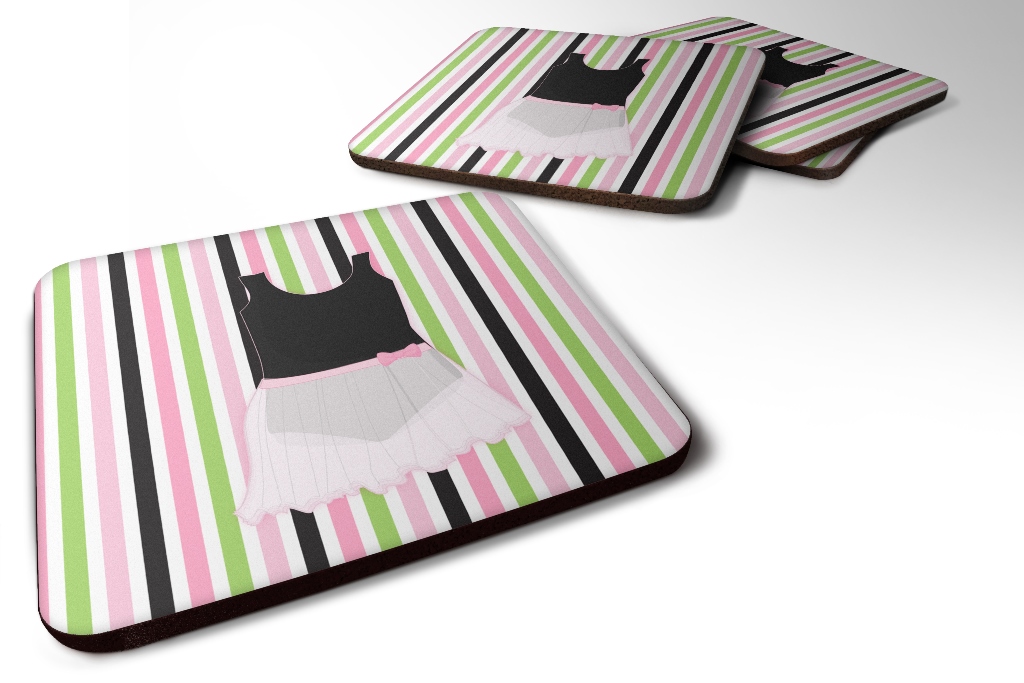 Ballerina Leotard & skirt Foam Coaster