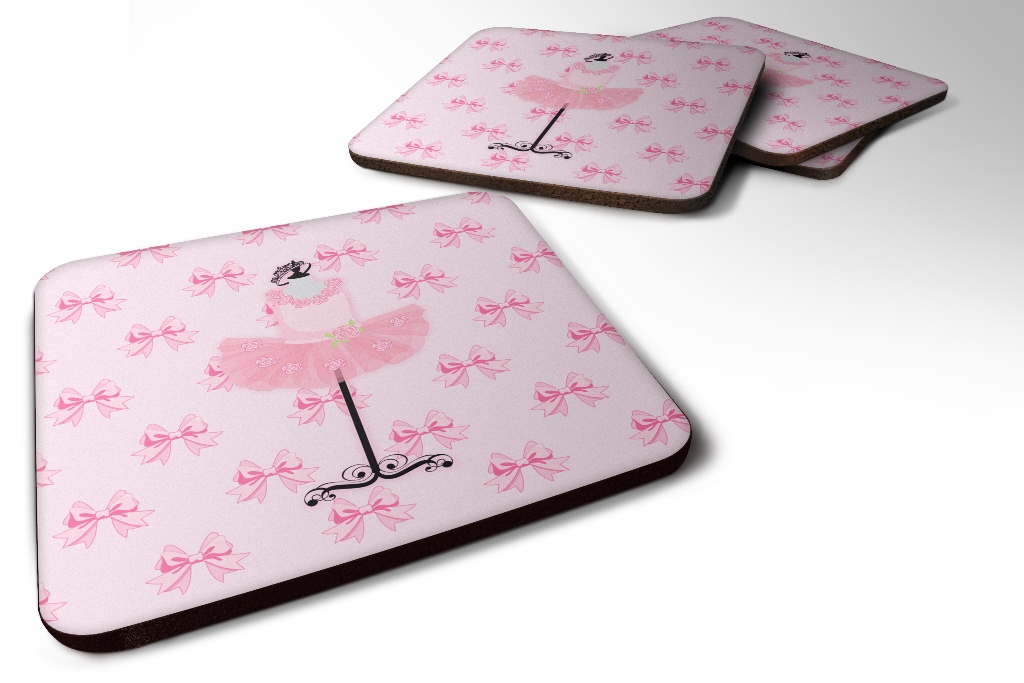 Ballerina Recital Attire Foam Coaster
