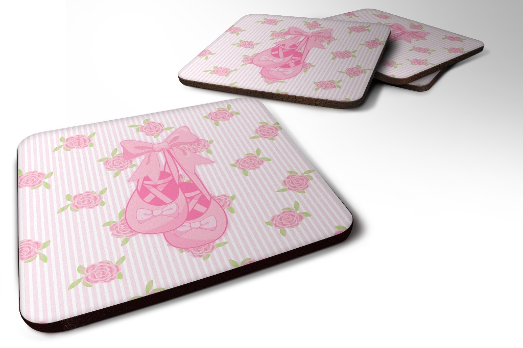 Ballerina Ballet Shoes Foam Coaster