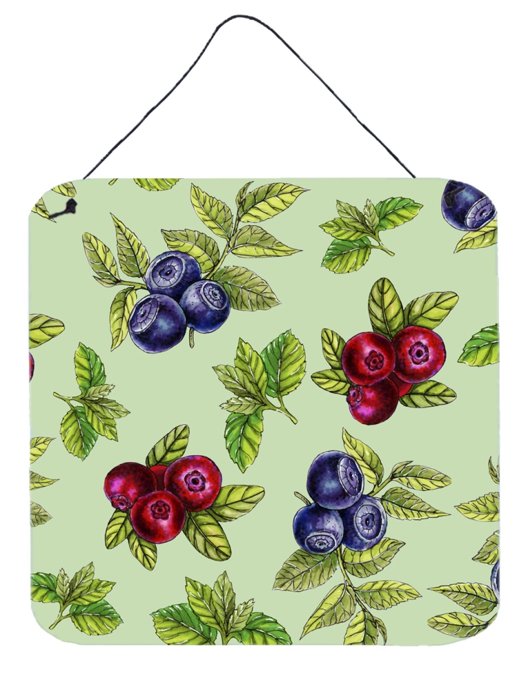 Berries in Green Wall or Door Hanging Prints
